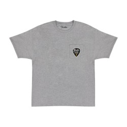 Camiseta con bolsillo Fender Pick gris M