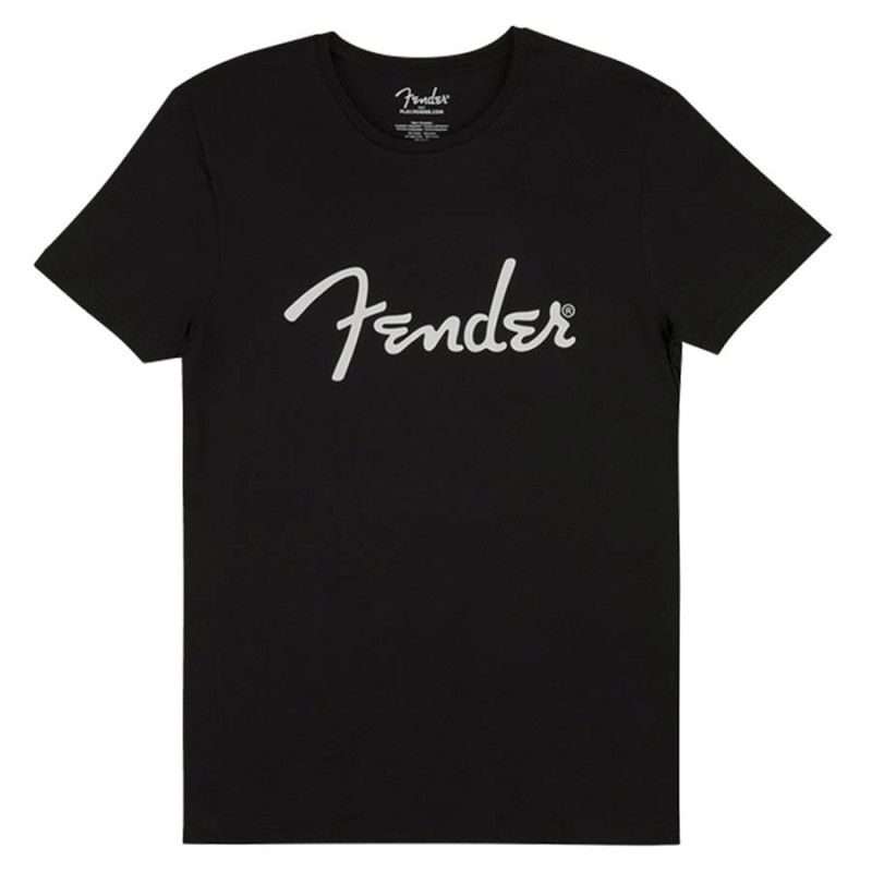 Camiseta Fender hombre negra S