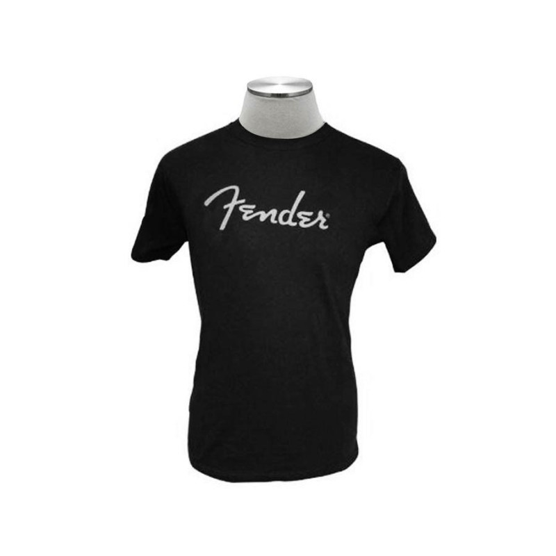 Camiseta manga larga Fender negra jaspeado L