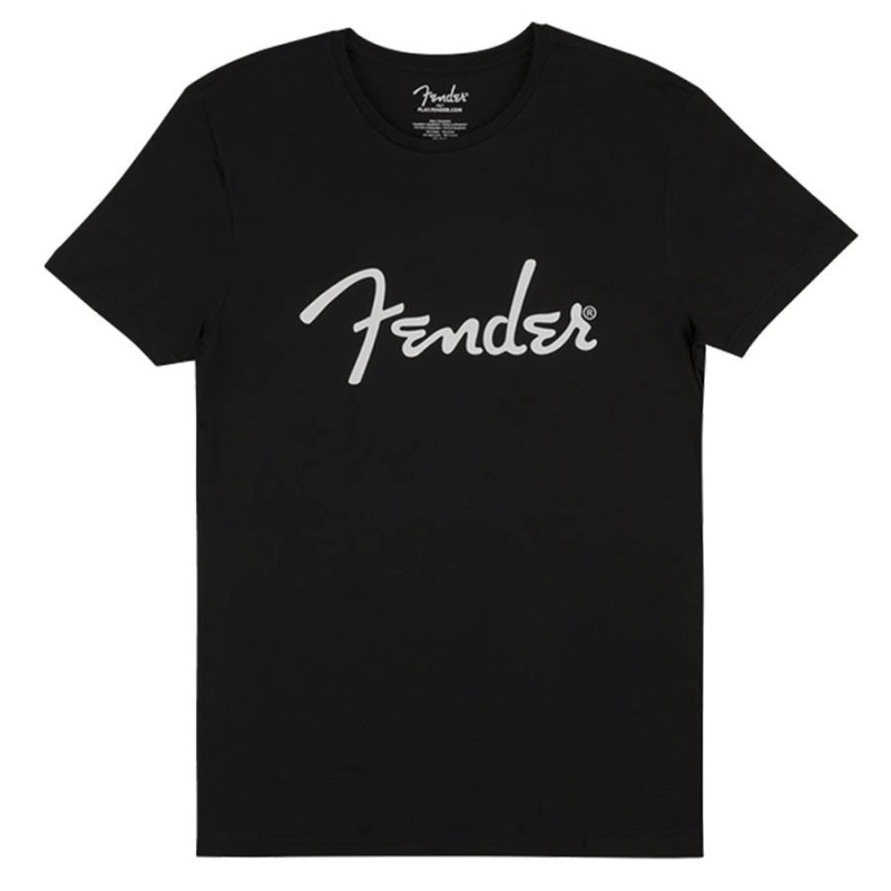 Camiseta manga larga Fender negra jaspeado M