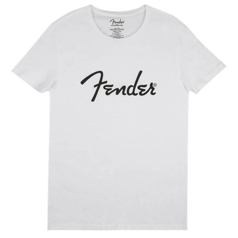 Camiseta Fender hombre blanca L