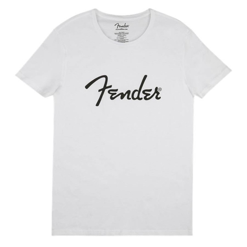 Camiseta Fender hombre blanca XL