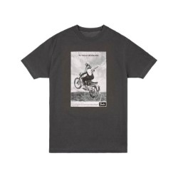 Camiseta biker vintage Fender grafito M