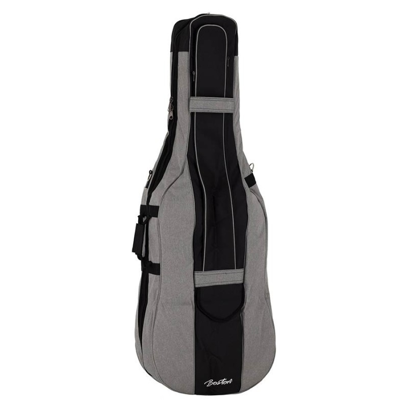 FUNDA BOSTON CELLO 4/4 GRIS ACOLCHADA 4/4 | MÚSICA BILBAO