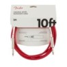 Cable jack/jack Fender 3m rojo fiesta