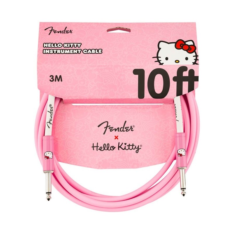 Cable jack/jack Fender Hello Kitty 3m rosa