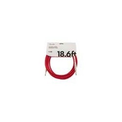 Cable jack/jack Fender 5.5m rojo fiesta