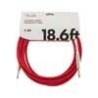 Cable jack/jack Fender 5.5m rojo fiesta