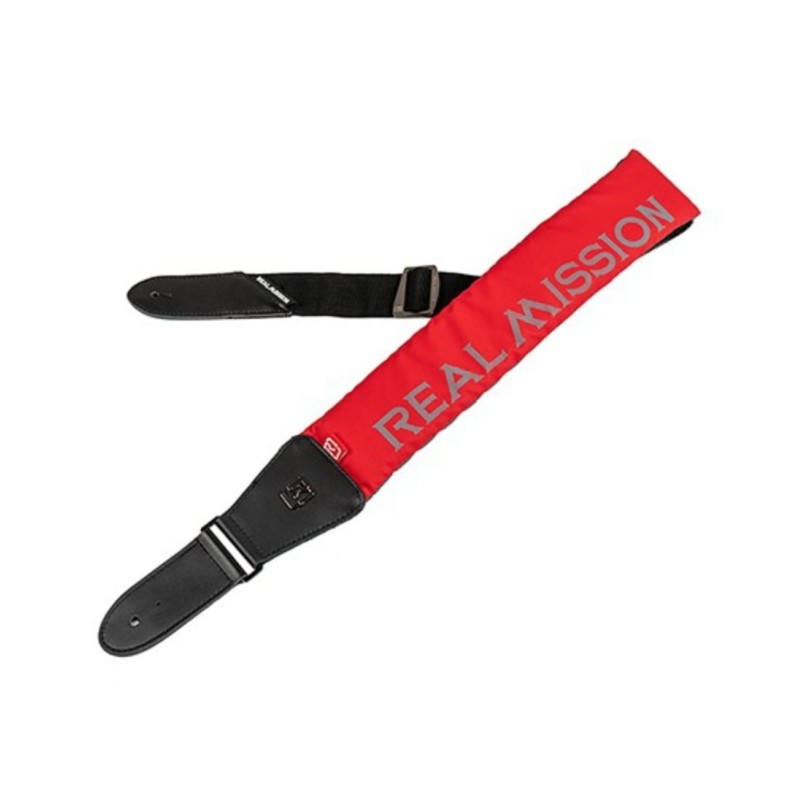 CORREA REAL MISSION ACOLCHADA ROJA | MÚSICA BILBAO